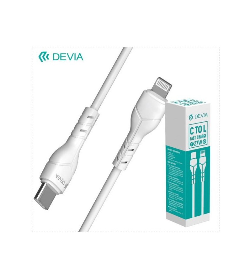 Cavo da C a Lightning 27 Watt  1 metro ricambio espositore Kintone