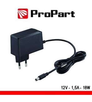 Alimentatore Switching tensione costante 12Vdc 1.5A (18W)