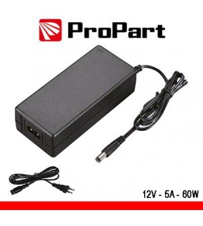 Alimentatore Switching tensione costante 12Vdc 5A (60W)