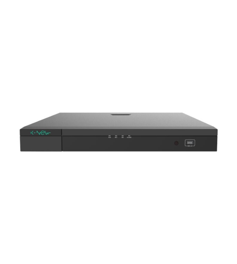 NVR K-NEW Uniview 32 Canali 4K, 2 SATA, Senza Porte PoE