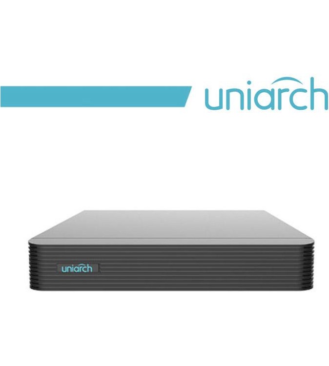 NVR Uniarch 16 Canali 8 Megapixel, senza Poe, Serie E2