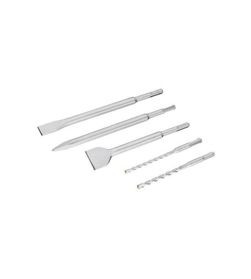STA54400-XJ,Set 3 Scalpelli + 2 punte SDS-Plus