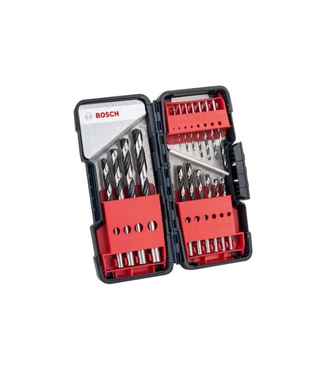 2608577350,Set punte metallo HSS PointTeQ ToughBox, 18pz 1-10 mm