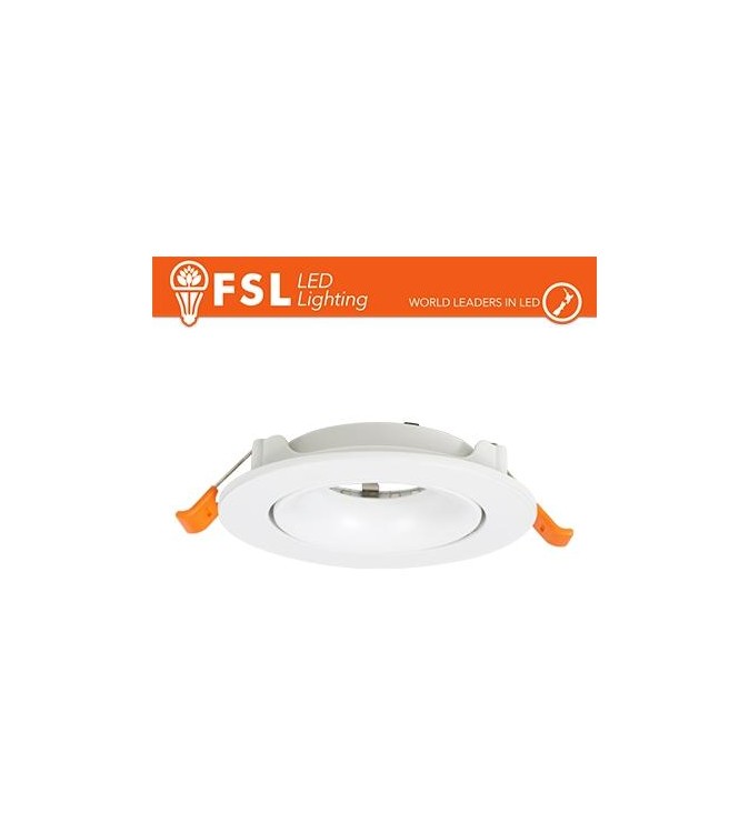 Ghiera orientabile TONDA - Alluminio verniciato a polvere, foro 90mm BIANCA