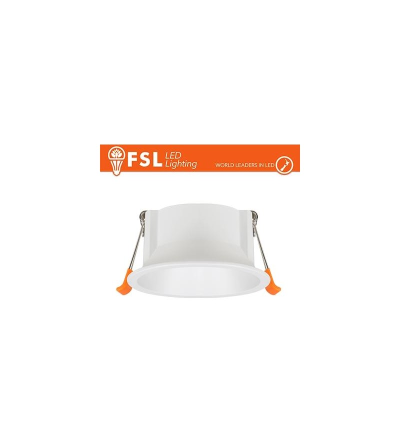 Ghiera fissa TONDA - Alluminio verniciato a polvere, foro 75mm BIANCA