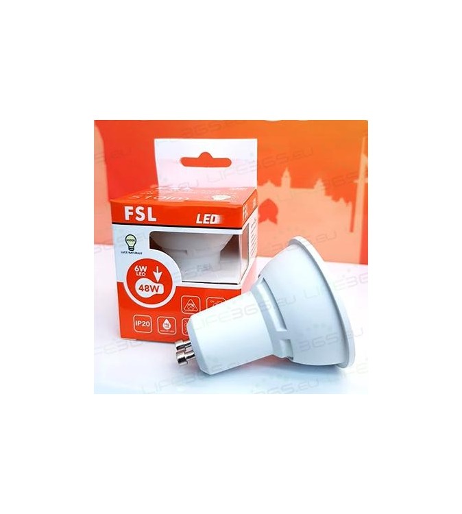GU10 Lampadina LED - 6,5W 2700K 510LM 38° CRI80 Dimmerabile