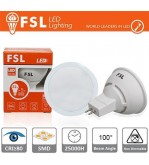 MR16 Lampadina LED - 6W 3000K 500LM 100º CRI80 DC 12V