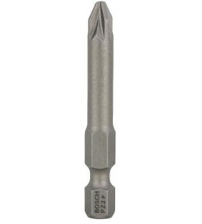2607001577,Bit Extra Hard viti Pozidriv intaglio a croce PZ2 L. 49 mm, 3pz