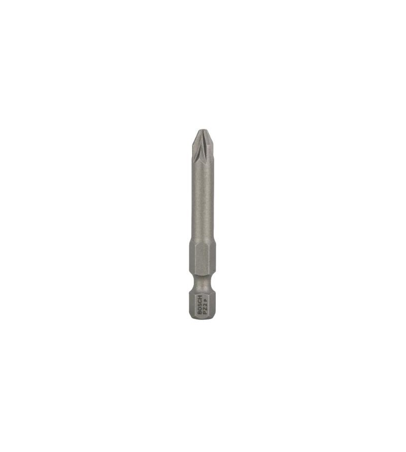 2607001577,Bit Extra Hard viti Pozidriv intaglio a croce PZ2 L. 49 mm, 3pz