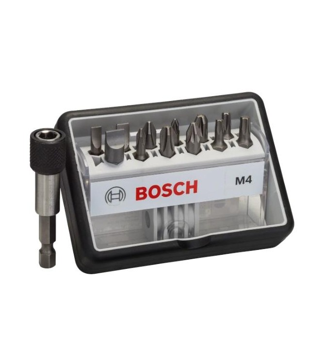2607002566,Set bit avvitamento PH/PZ/T/S Extra Hard Robust Line, 12+1pz