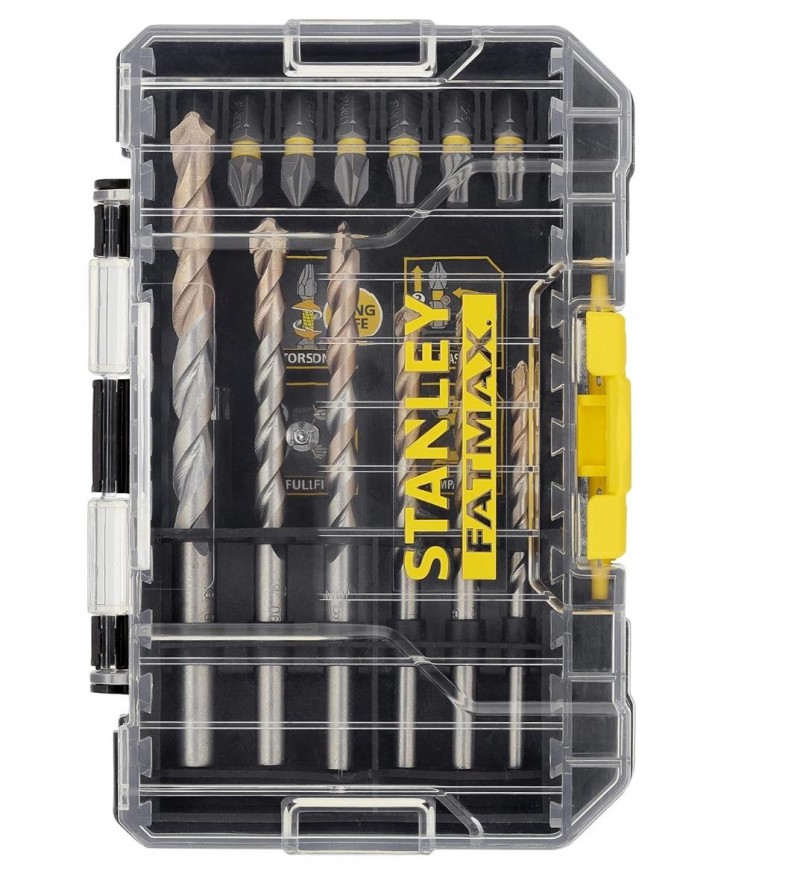 STA88552-XJ,SET 19 PEZZI PER FORARE MURATURA ED AVVITARE
