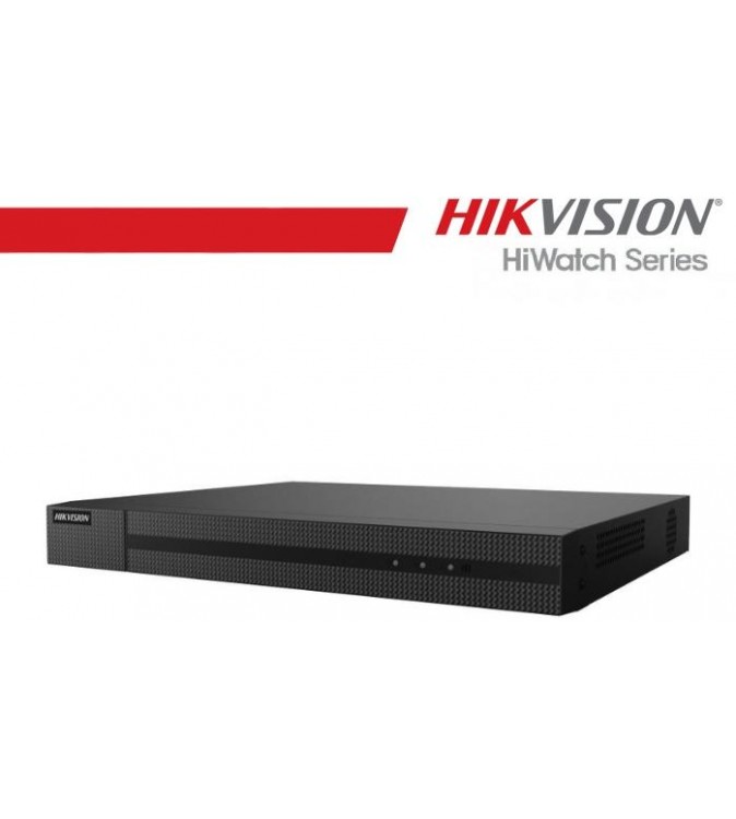 Hikvision-HiWatch NVR 16CH PoE 4K, 2 slot HDD, 160/80Mbps - HWN-4216MH-16P(AI)