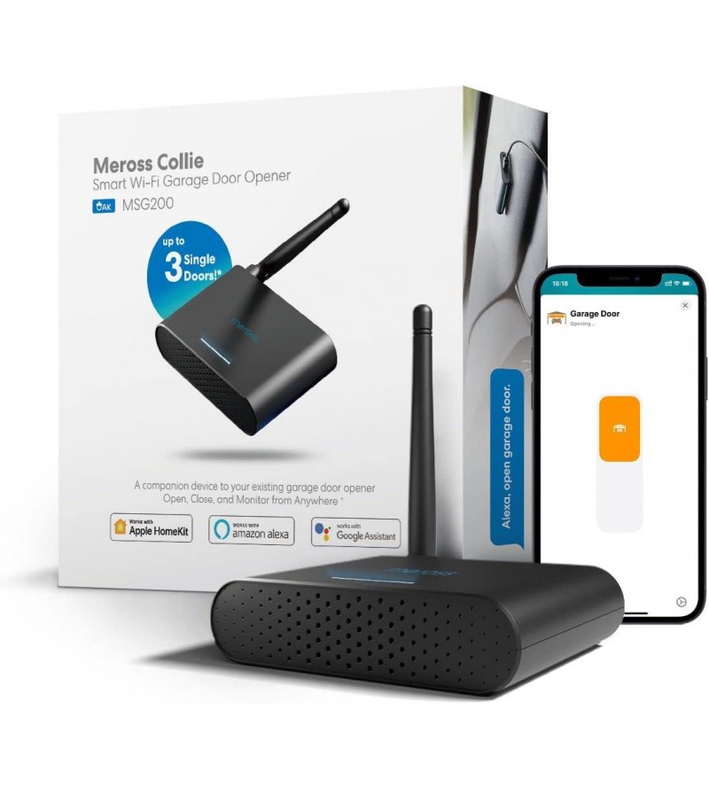Meross Centralina Apriporta garage Smart Wi-Fi - 3 porte - Apple HomeKit