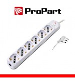 Multipresa 6pos bipasso/schuko + interrutt nuovo modello Spina 16A