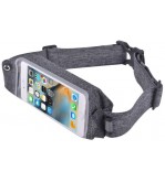Marsupio Easygo in Lycra con Porta Smartphone Grigio