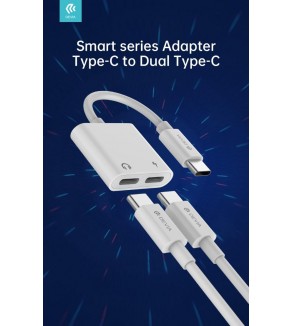 Adattatore Tipo-C per carica e audio connettori Tipo-C
