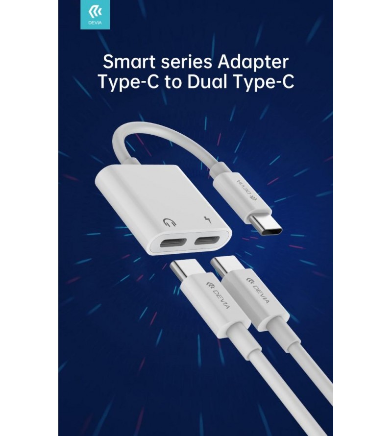 Adattatore Tipo-C per carica e audio connettori Tipo-C