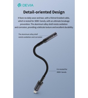 Adattatore Audio iPure da Lightning a presa Jack 3,5mm