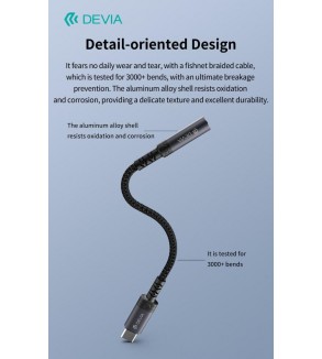 Adattatore Audio iPure da Tipo-C a presa Jack 3,5mm