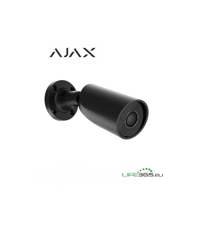 Ajax Telecamera Bullet IP PoE (BulletCam) (5 Mp/2.8 mm) nero