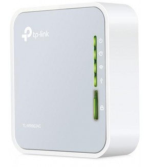 TP-Link AP/Nano Router 1 porta Eth Wi-Fi AC750 - TL-WR902AC