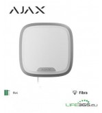 Ajax Superior StreetSiren Plus Fibra - Sirena cablata per interno/esterno bianca