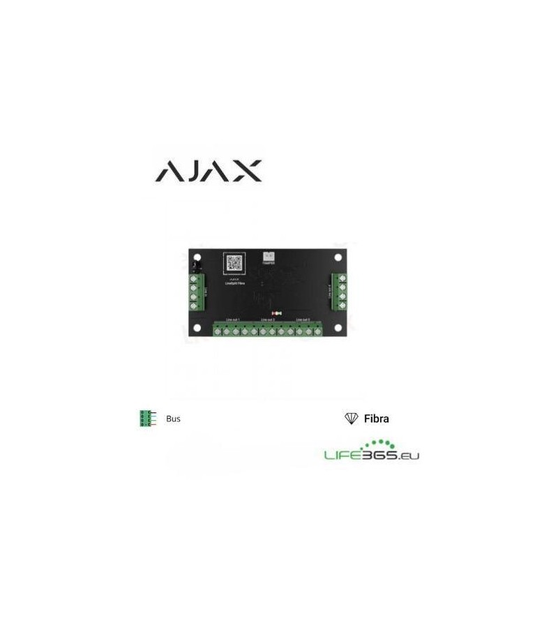Ajax Superior LineSplit Fibra - Modulo per suddividere una linea in 4