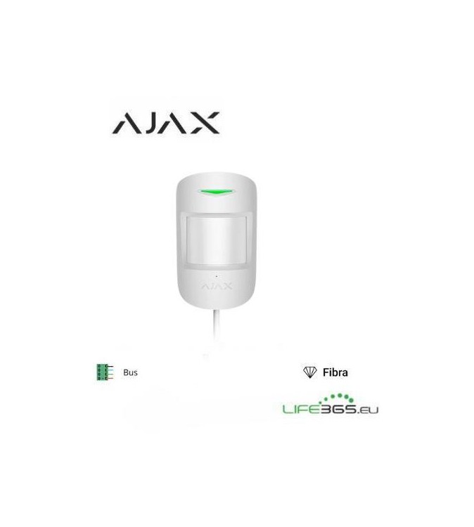 Ajax Superior MotionProtect Fibra Bianco - Rilevatore Movimento Indoor Bianco
