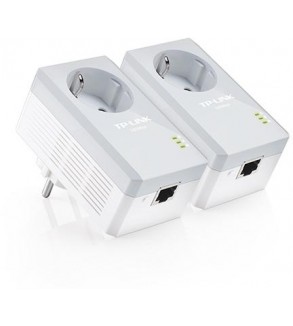 TP-Link Kit 2 powerline con Shuko passante 1 port LAN - TL-PA4010P KIT