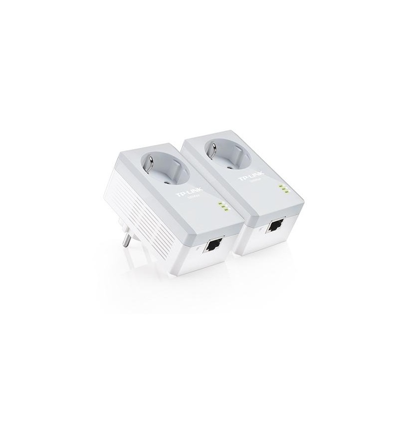 TP-Link Kit 2 powerline con Shuko passante 1 port LAN - TL-PA4010P KIT