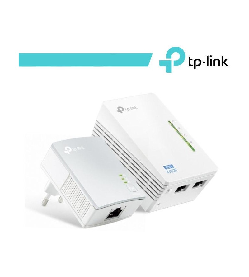 TP-Link Kit 2 powerline WiFi 2.4 GHz AV600 2+1 porte LAN - TL-WPA4220 KIT
