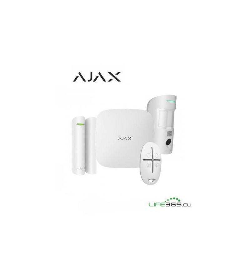 Ajax StarterKit Cam HDR white Wi-Fi / 2G / Ethernet