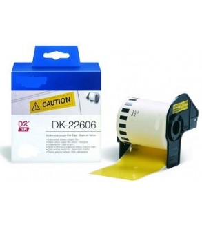 Yellow  62mmX15.24m  for Brother P-Touch QL1000 1050 1060