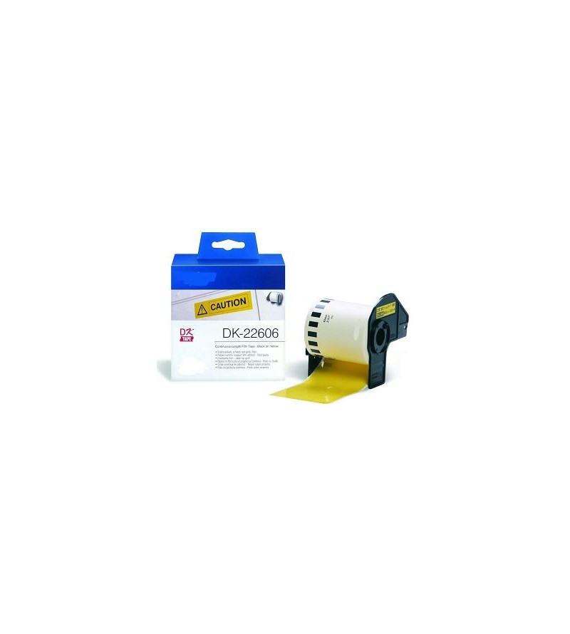Yellow  62mmX15.24m  for Brother P-Touch QL1000 1050 1060