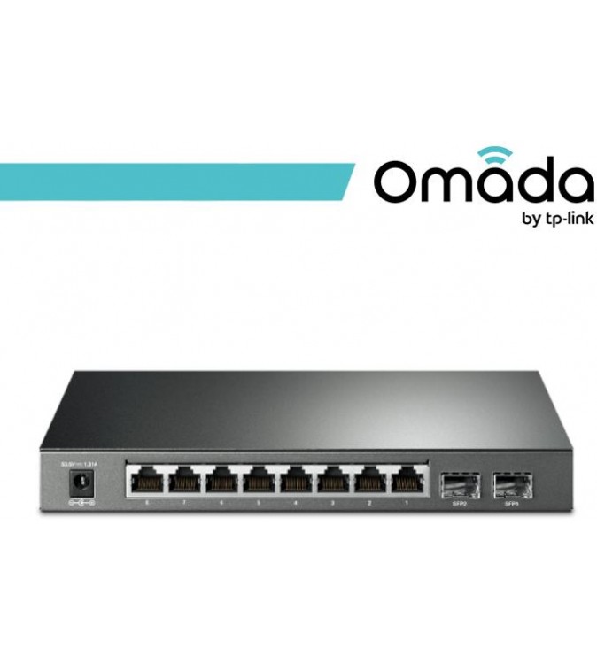 Omada Smart Switch JetStream Gigabit 8 Porte PoE+ 2 SFP - SG2210P