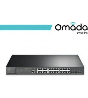 Omada Switch L2+ 24Porte Gigabit PoE+ 4SFP+10GE