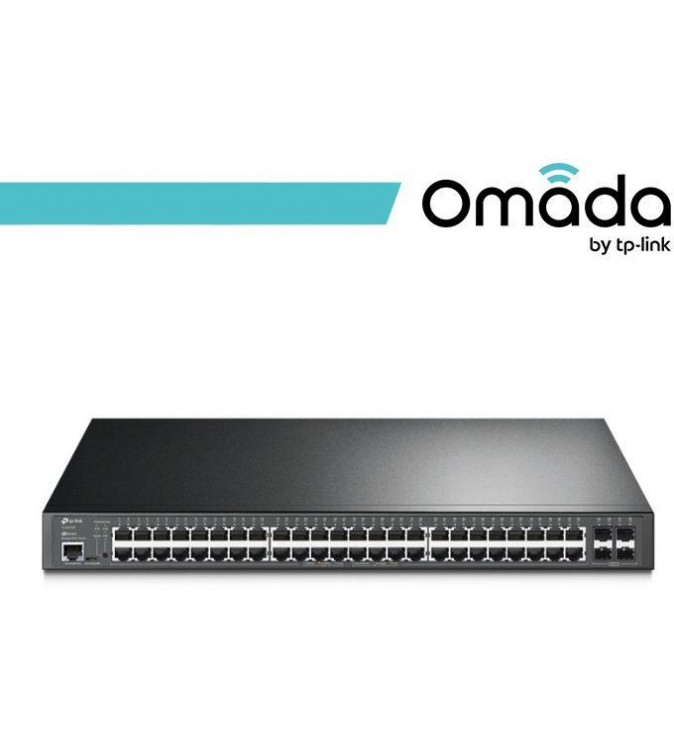 Omada Switch L2+ con 48 Porte Gigabit PoE+ 4 SFP - SG3452P