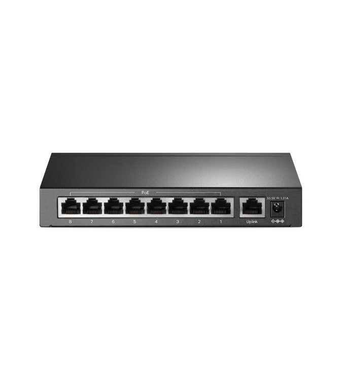 TP-Link Switch Desktop 9 Porte 10/100Mbps di cui 8 PoE+ - TL-SF1009P