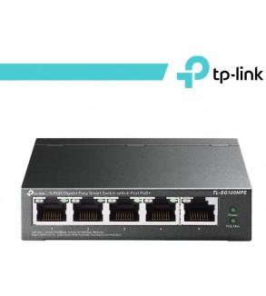 TP-Link 5-Port Gigabit Easy Smart Switch con 4-Porte PoE+