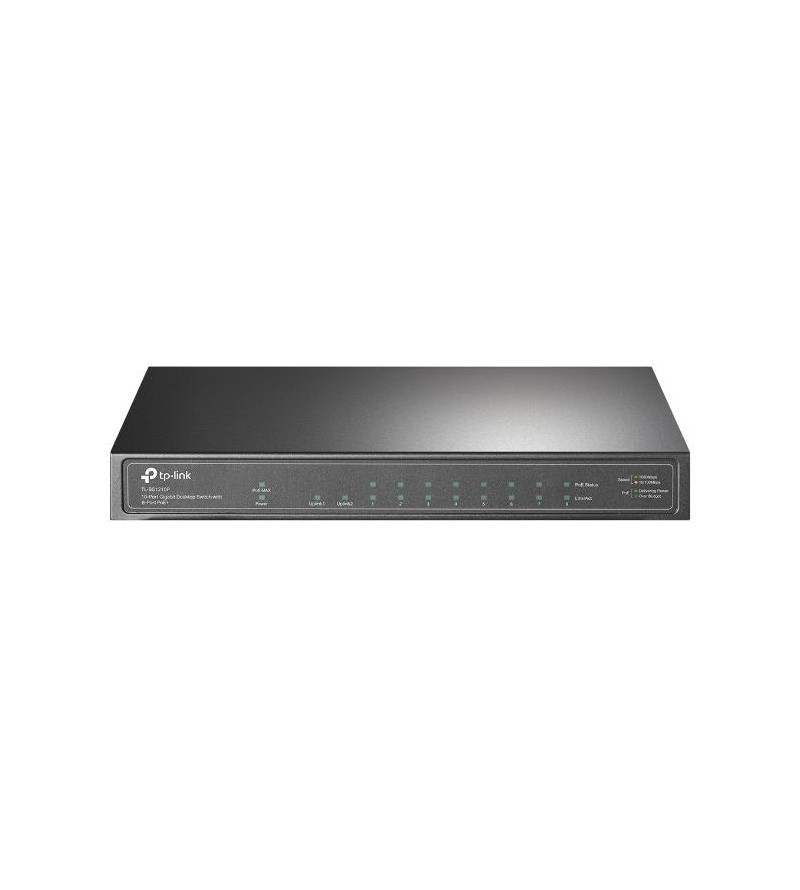 Switch 10 porte Gigabit 8 porte PoE+ 1 SFP TL-SG1210P