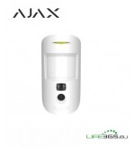 Ajax Sensore di movimento con fotocamera (MotionCam) bianco