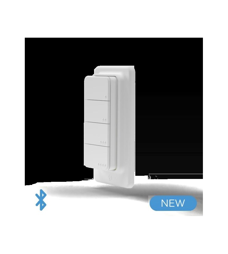 Shelly BLU RC Button4 - Telecomando a muro con 4 tasti Bluetooth