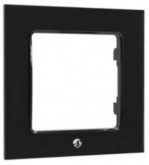 Shelly Wall Frame 1 - Placca da parete nera compatibile Legrand