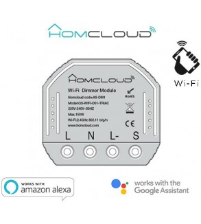 Modulo Dimmer 1CH Wi-Fi da incasso