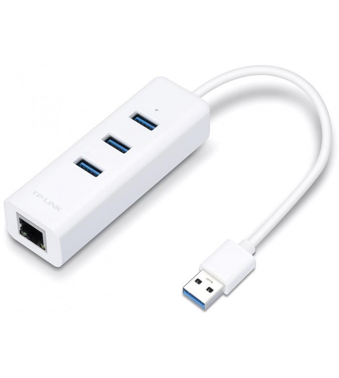 TP-Link Adattatore di rete Gigabit 3 Porte USB 3.0 - UE330