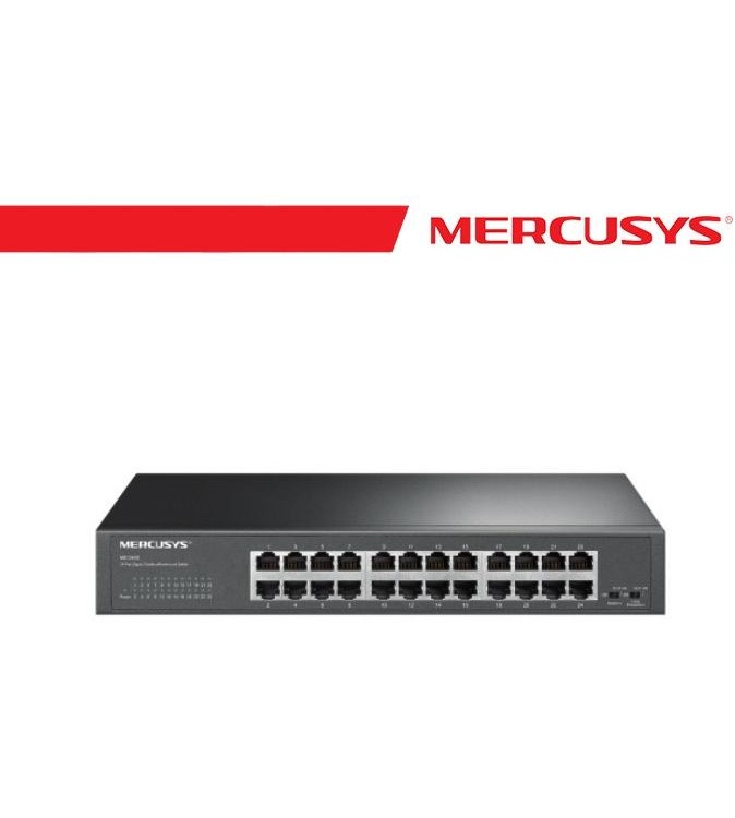 Mercusys 24-Port Gigabit Desktop/Rackmount Switch - MS124GS