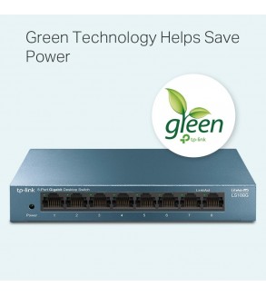 Switch Desktop 8 Porte RJ45 10/100/1000Mbps Auto-MDI/MDIX