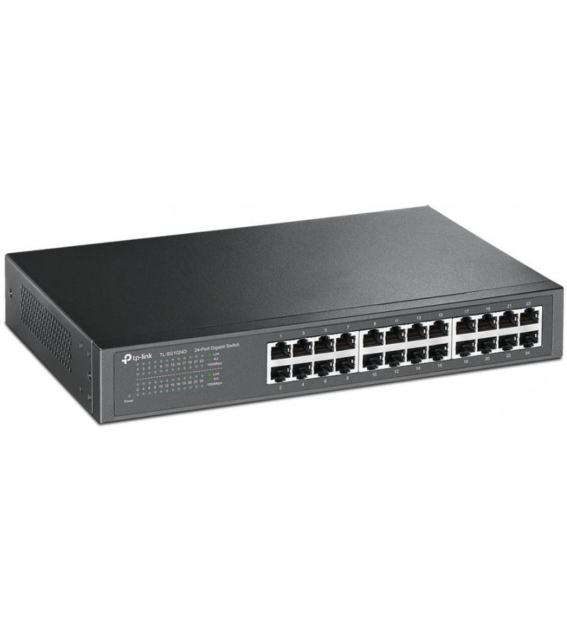 Switch 24 porte Gigabit in acciaio TP-Link TL-SG1024D