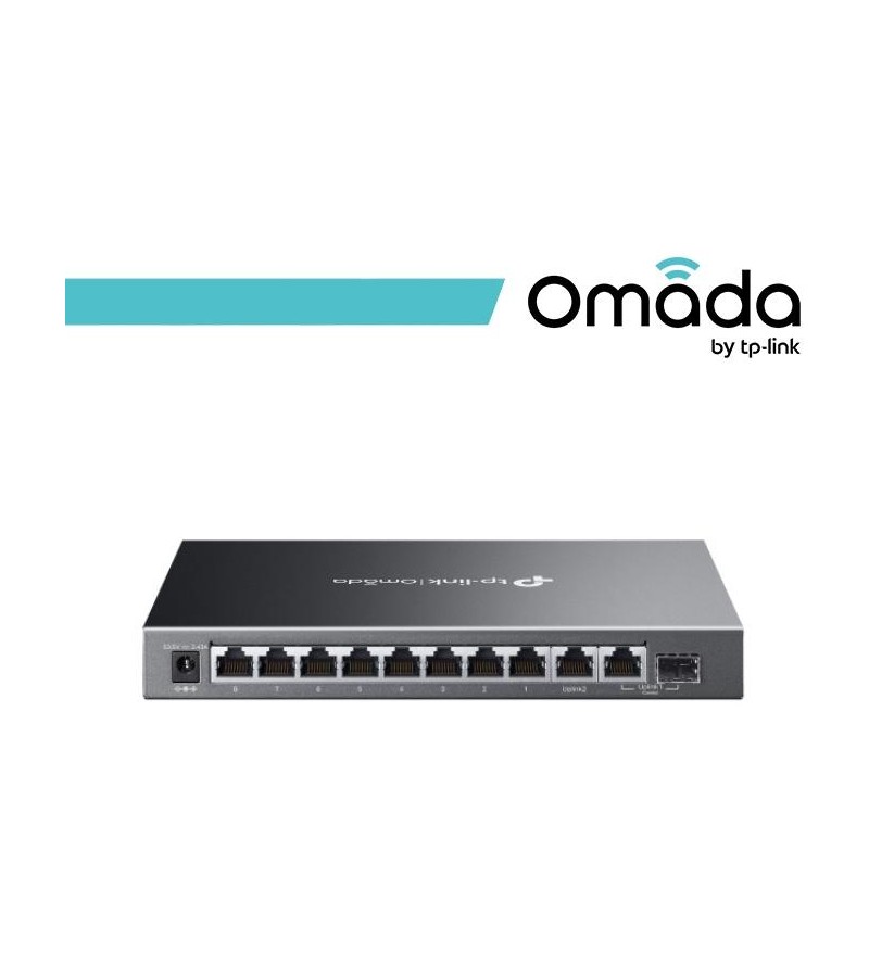 Omada Switch Easy Managed 10 Porte Gigabit con 8 porte PoE+ - ES210GMP