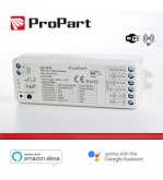 Ricevitore DIM 12/24V DC, 5CH*3A, Wi-Fi+RF2.4G RGB+CCT